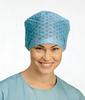 Čiapka operačná Extra Miss lodička dámska modrá - Čiapka chirurgická  s gumičkou, biela s ružovými kvetmi (100 ks/bal.) | T-Office