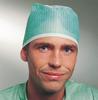 Čiapka operačná PHILIP, zaväzovanie vzadu, zelená - Čiapka chirurgická  s gumičkami, biela s modrými kvetmi (100 ks/bal.) | T-Office