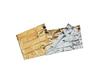 Izotermická prikrývka zlato/striebro  140x220 cm - PERVIN 30x48 malá utierka (200 ks) | T-Office