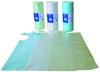 Podbradník papierový uväzovací dvojvrstvový modrý  58 x 60 cm (80 ks v rolke) - Bažant s viečkom bez držadla | T-Office