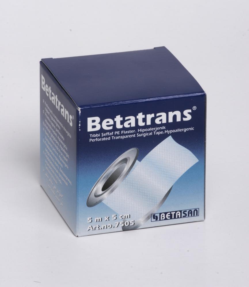 Náplasť transparentná fólia 5 cm x 5 m Betatrans