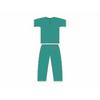 Nohavice operačné Extra Comfort zelené veľ. L s manžetami - PharmaGroup
