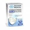 Respirátor FFP2 bez výdychového ventilu DEXXON, čierny (10ks) - PharmaGroup
